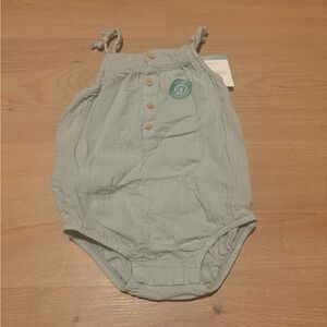 Carter’s Light Sage Baby Muslin Romper